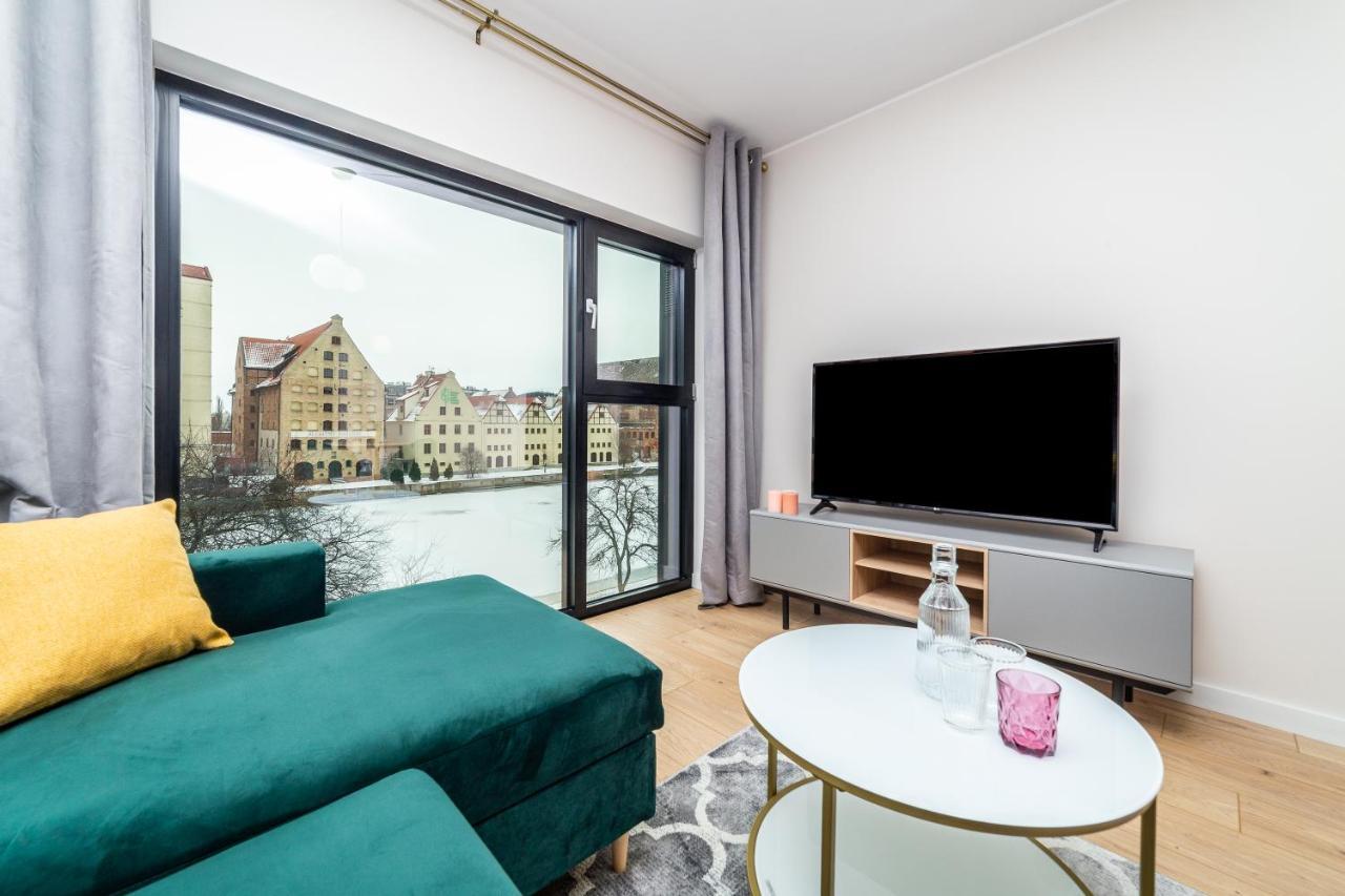 Pobookowane River View Apartments Gdansk Exterior foto