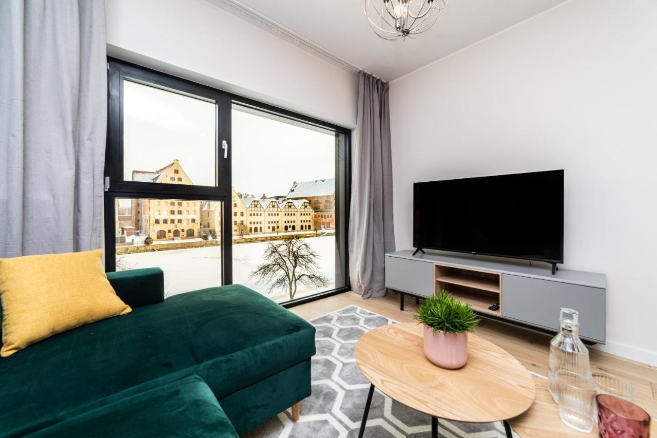 Pobookowane River View Apartments Gdansk Exterior foto